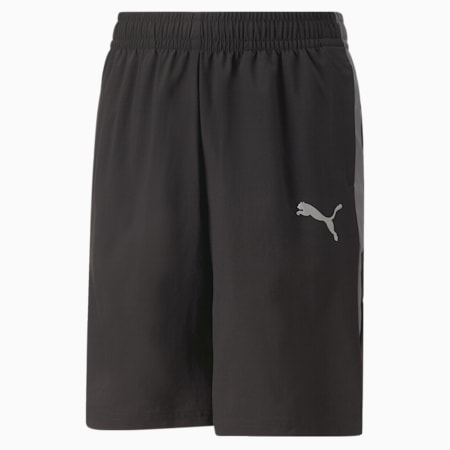 Active Sports Woven Shorts Youth, PUMA Black, small-SEA