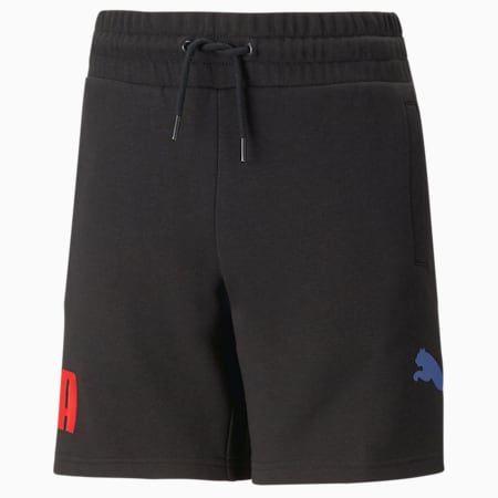 Short PUMA Power Adolescent, PUMA Black-Warm Earth, small