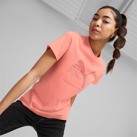 Better Essentials Tee Women, Hibiscus Flower, small
