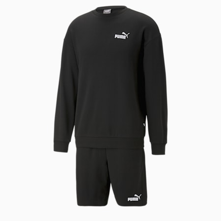 Relaxed Sweatsuit Herren, PUMA Black, small