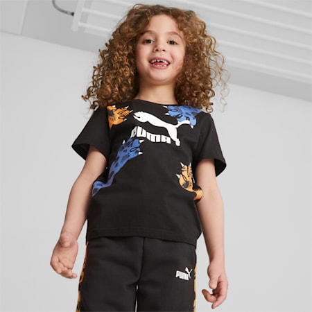 PUMA MATES Classics Tee Kids, PUMA Black, small-SEA