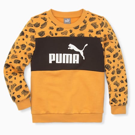 Sweat à col rond Essentials+ PUMA Mates Enfant, Desert Clay, small