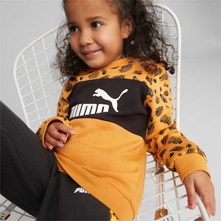 Essentials+ PUMA Mates Crew Neck Kids, Desert Clay, small-SEA