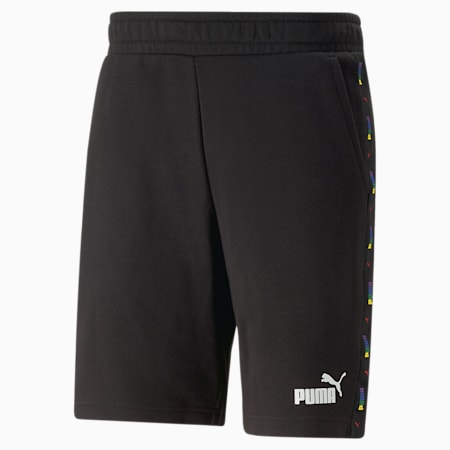 Essentials Love is Love Tape Shorts Men, PUMA Black, small