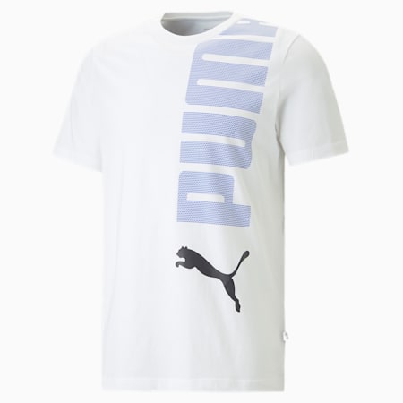 T-shirt Essentials+ Logo Lab da uomo, PUMA White, small
