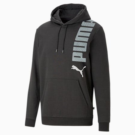 Grey and black new arrivals puma hoodie