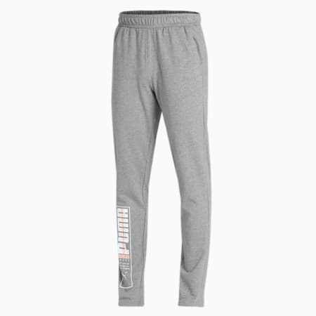 Worldwide Graphic Slim Fit Pants, Medium Gray Heather, small-IND