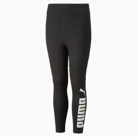 Favourite High-Waist 7/8 Tights Youth, PUMA Black-PUMA White, small