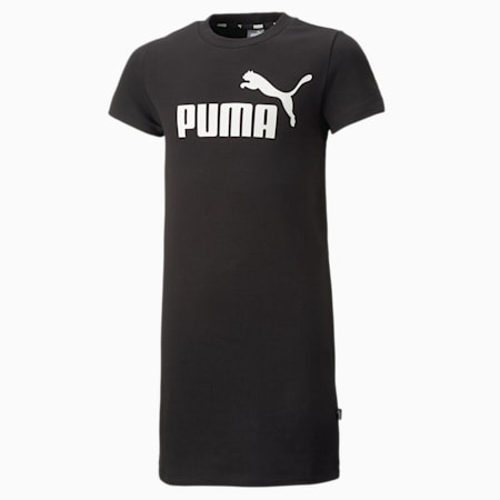 Essentials+ Logo jurk voor jongeren, PUMA Black, small