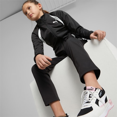 Tricot Tracksuit Youth, PUMA Black, small