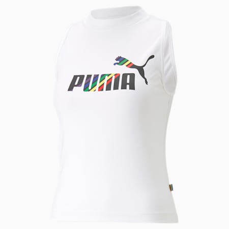 Essentials+ LOVE IS LOVE Tank Top Women, PUMA White, small