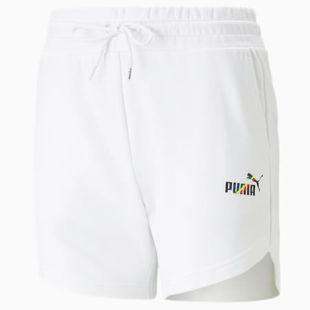 LOVE IS LOVE Shorts Women, PUMA White, small