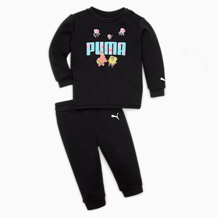 Conjunto deportivo PUMA x SPONGEBOB para niños, PUMA Black, small