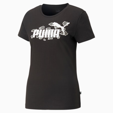 T-shirt Essentials+ Animal da donna, PUMA Black, small