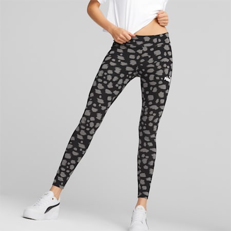 Essentials+ Tier Leggings Damen, PUMA Black, small