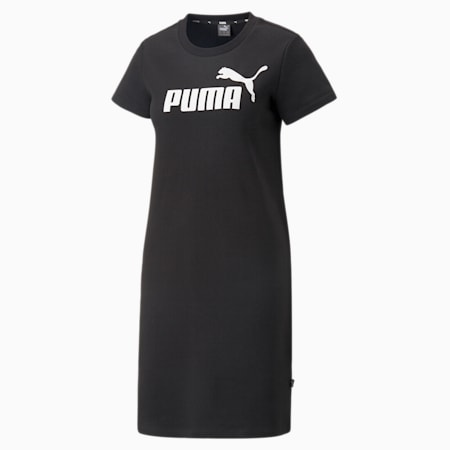 Essentials jurk met logo voor dames, PUMA Black, small