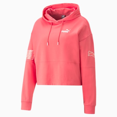 PUMA POWER Colorblock Women's Hoodie, Loveable, small