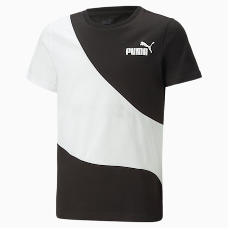 T-Shirt POWER CAT Enfant et Adolescent, PUMA Black, small