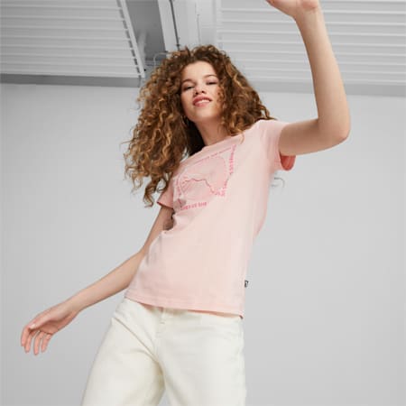 GRAPHICS She Moves Us Tee Women, Rose Dust, small-SEA