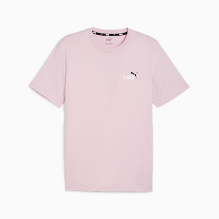 Essentials+ T-shirt met klein, tweekleurig logo voor heren, Grape Mist, small