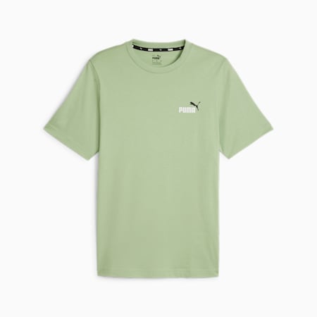 Essentials+ Two-Colour Small Logo Men's Tee, Pure Green, small-AUS