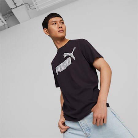 GRAPHICS No. 1 Logo  Tee Men, PUMA Black, small-PHL