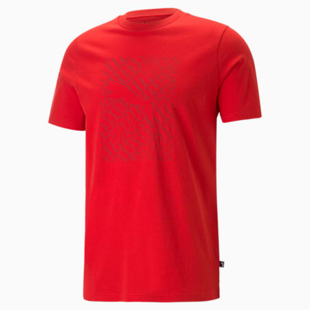 Graphics Cat Men's Tee , For All Time Red, small-NZL