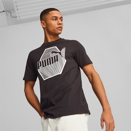 GRAPHICS Rudagon  Tee Men, PUMA Black, small-PHL