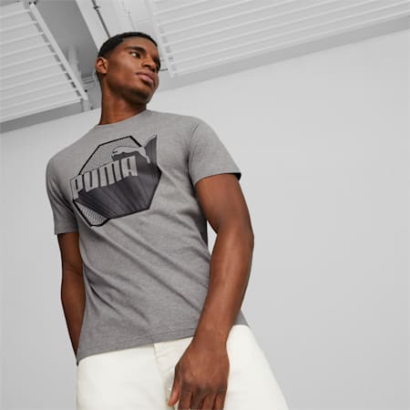 GRAPHICS Rudagon  Tee Men, Medium Gray Heather, small-SEA