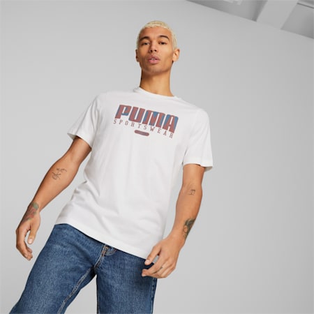 GRAPHICS Retro Tee Men, PUMA White, small-PHL