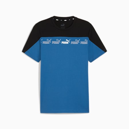 T-shirt Around the Block Homme, Lake Blue, small
