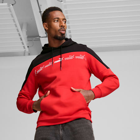 Around the Block Hoodie Men, For All Time Red-Puma Black, small