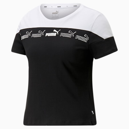 Camiseta para mujer Around the Block, Puma Black-White, small