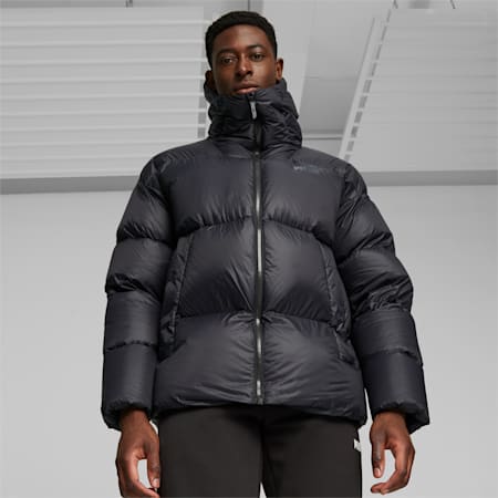 Men's Hooded Ultra Down Puffer Jacket | PUMA Black | PUMA Highest ...