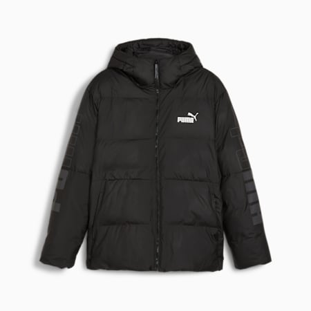 PUMA POWER Men's Hooded Jacket, PUMA Black, small-AUS