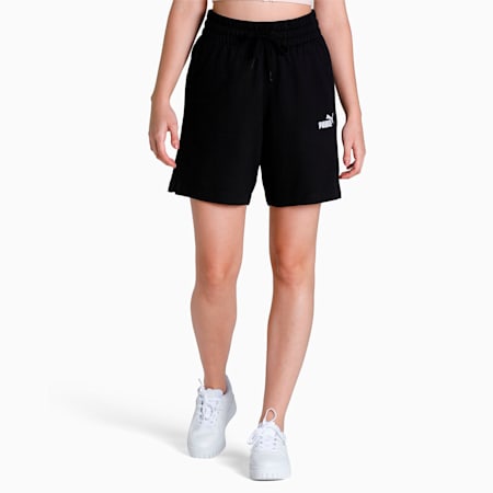 Women's 7" High-Waist Shorts, Puma Black, small-IND