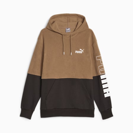 Hoodie d’hiver PUMA POWER Homme, Chocolate Chip, small