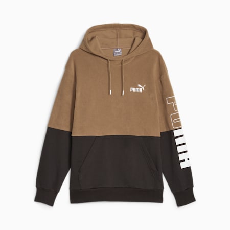 PUMA POWER Winterised hoodie voor heren, Chocolate Chip, small