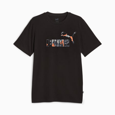 ESS CAMO Men s Graphic Tee PUMA Navy PUMA Shoes PUMA