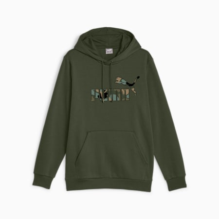 ESS+ CAMO Men's Graphic Hoodie, Myrtle, small-THA