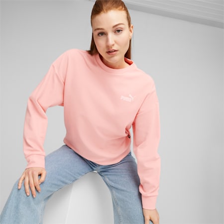 Essentials Elevated Women's Sweatshirt, Peach Smoothie, small-AUS