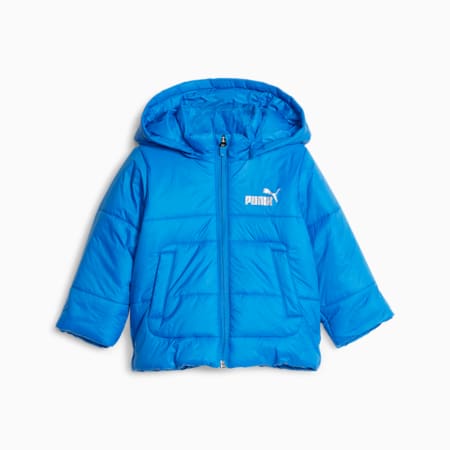 Chaqueta Minicats acolchada con capucha para niños pequeños, Racing Blue, small