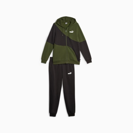 Men's Hooded Tracksuit, Myrtle, small