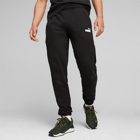 ESS+ Men's Sweatpants, PUMA Black, small-AUS