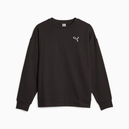 Better Essentials Women's Sweatshirt, PUMA Black, small-NZL