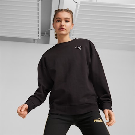 Better Essentials Women's Sweatshirt, PUMA Black, small-AUS