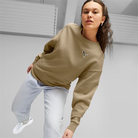 Better Essentials Women's Sweatshirt, Sand Dune, small-AUS