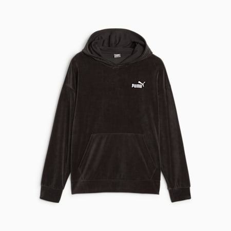Ladies black puma hoodie sale