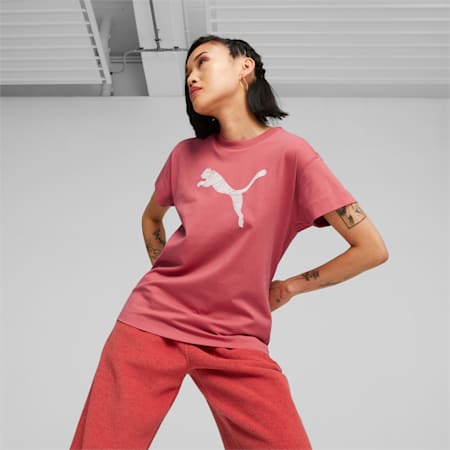 HER Women's Tee, Astro Red, small-SEA
