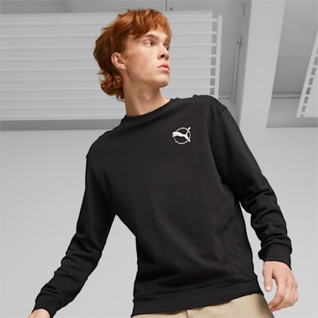 Better Sportswear Men's Sweatshirt, PUMA Black, small
